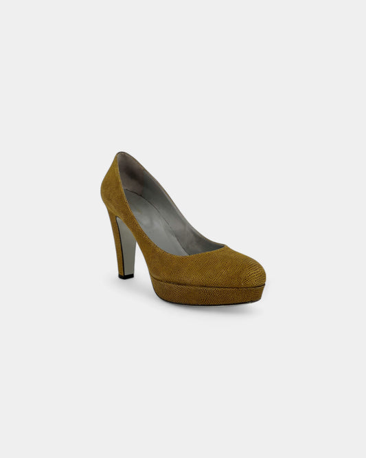 Camel wedge pumps - 40 EU / 9 US