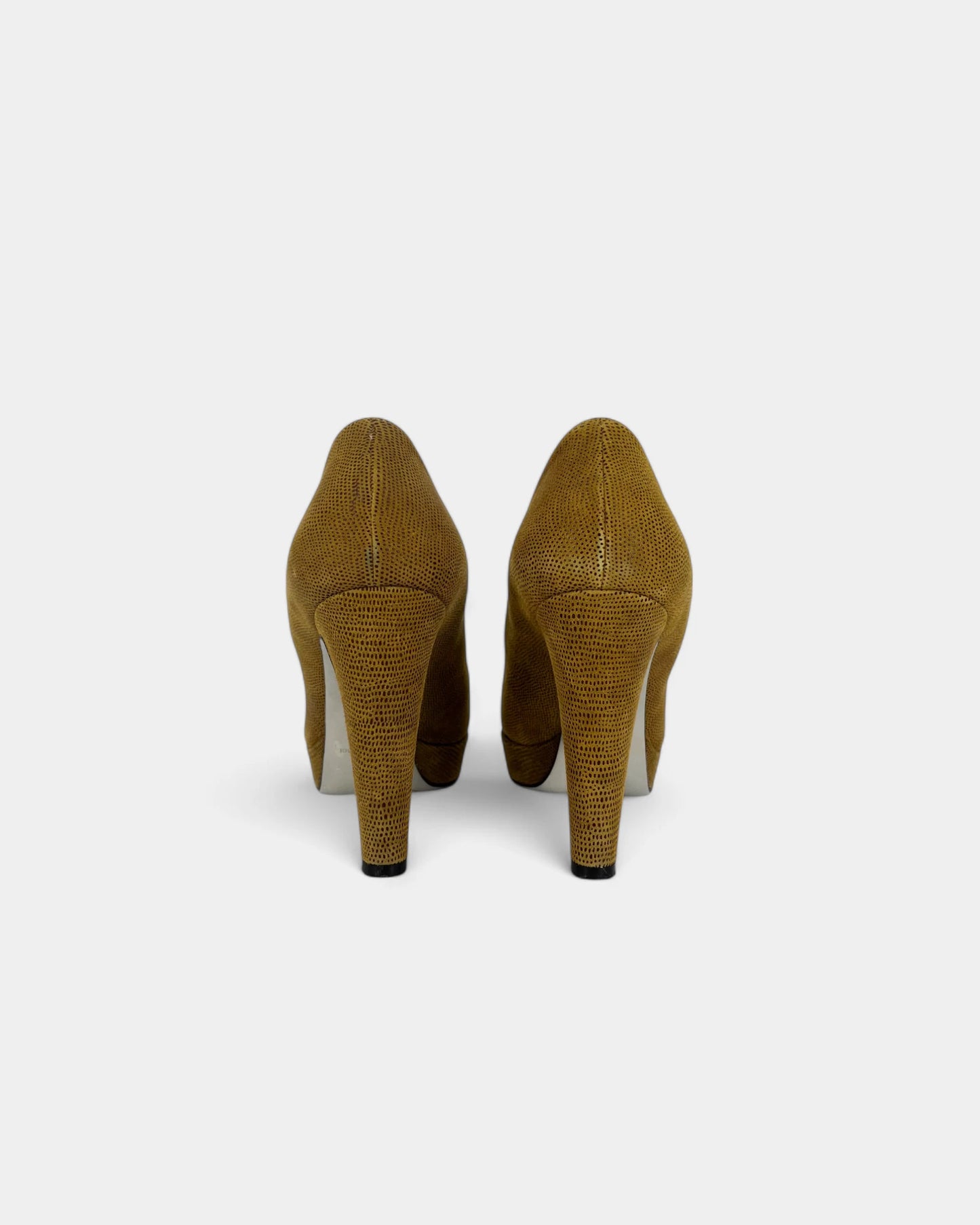 Escarpins compensés camels - 40 EU / 9 US