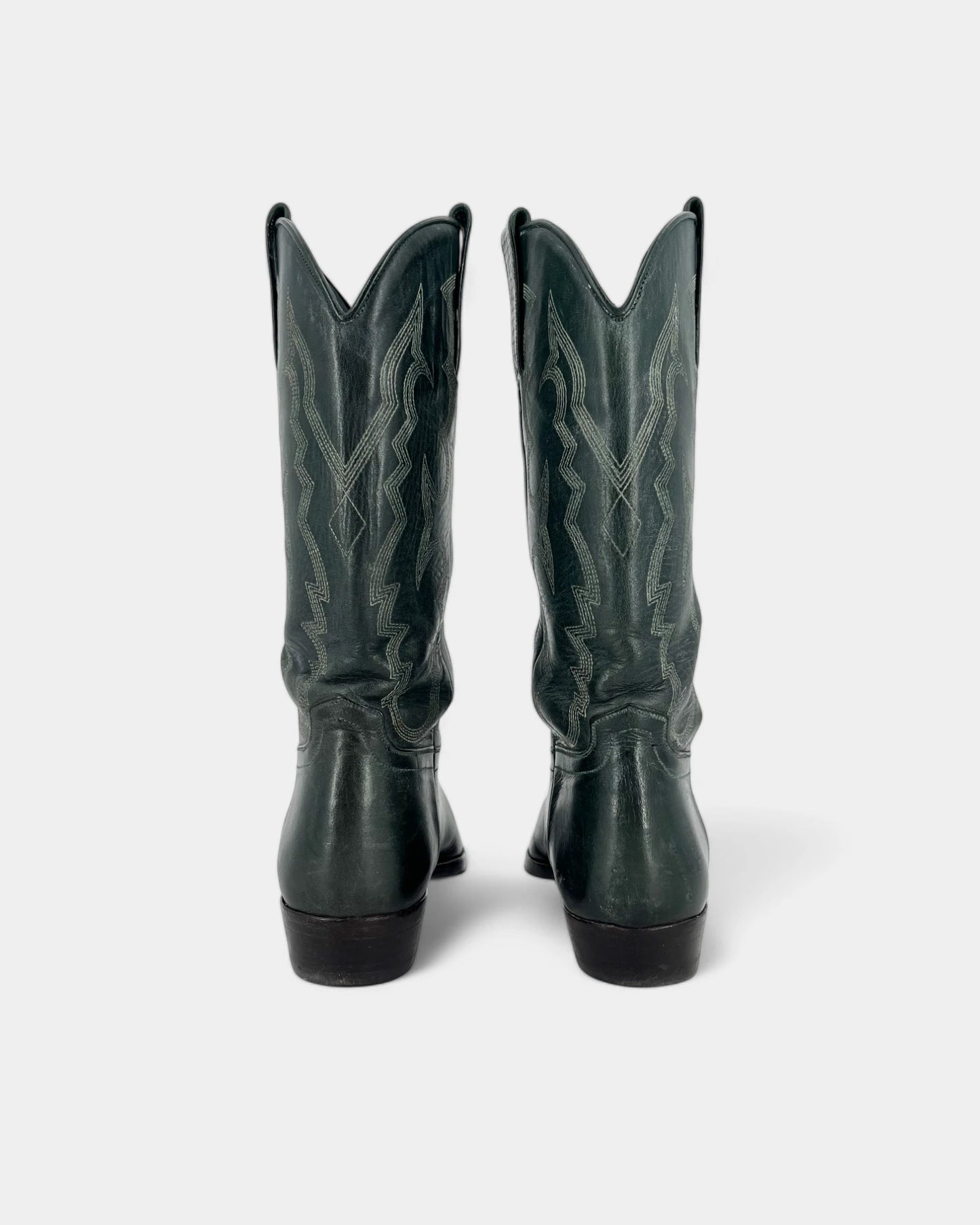 Santiags vertes - 37.5 EU / 7.5 US