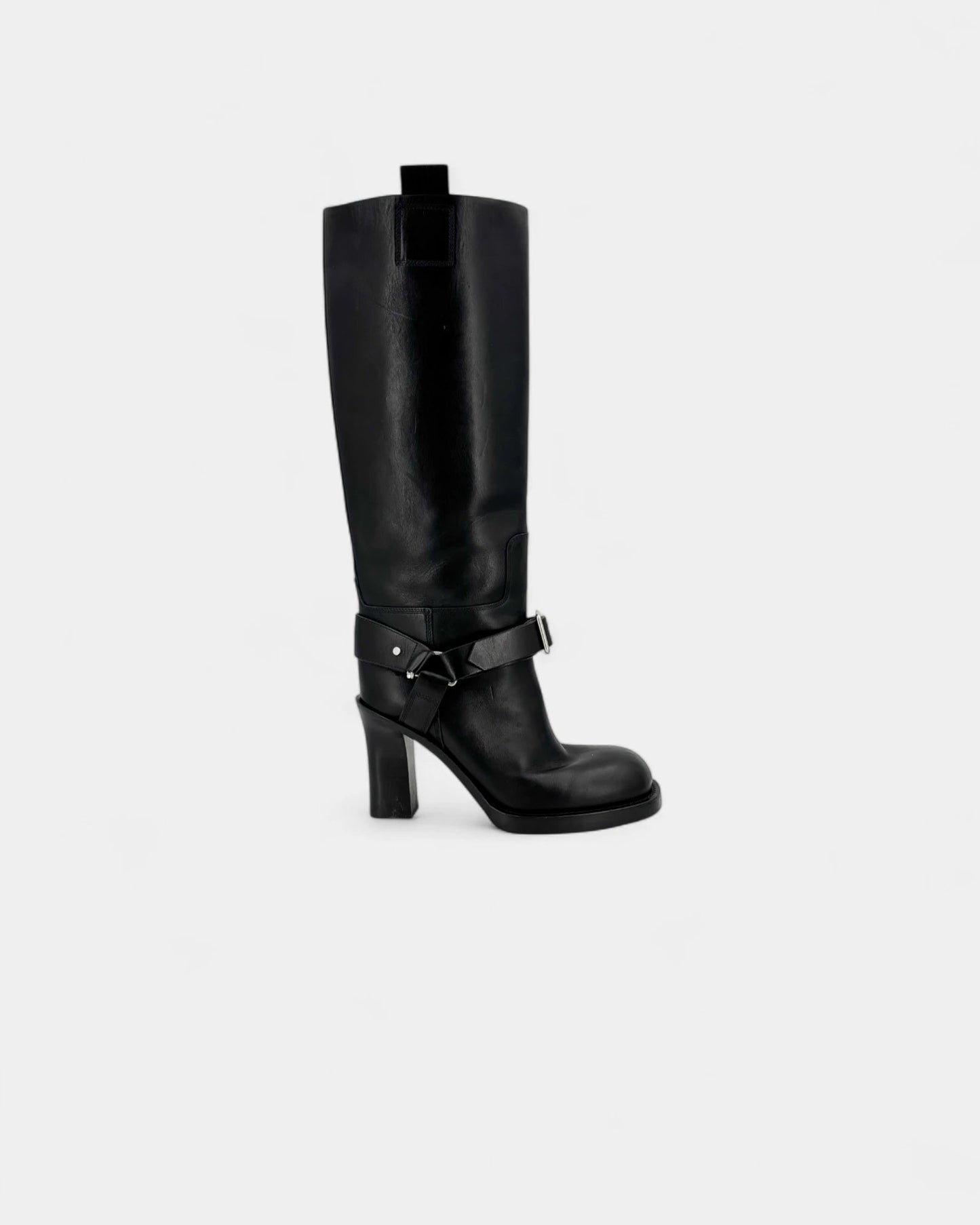 Bottes noires boucles - 39.5 EU / 8.5 US