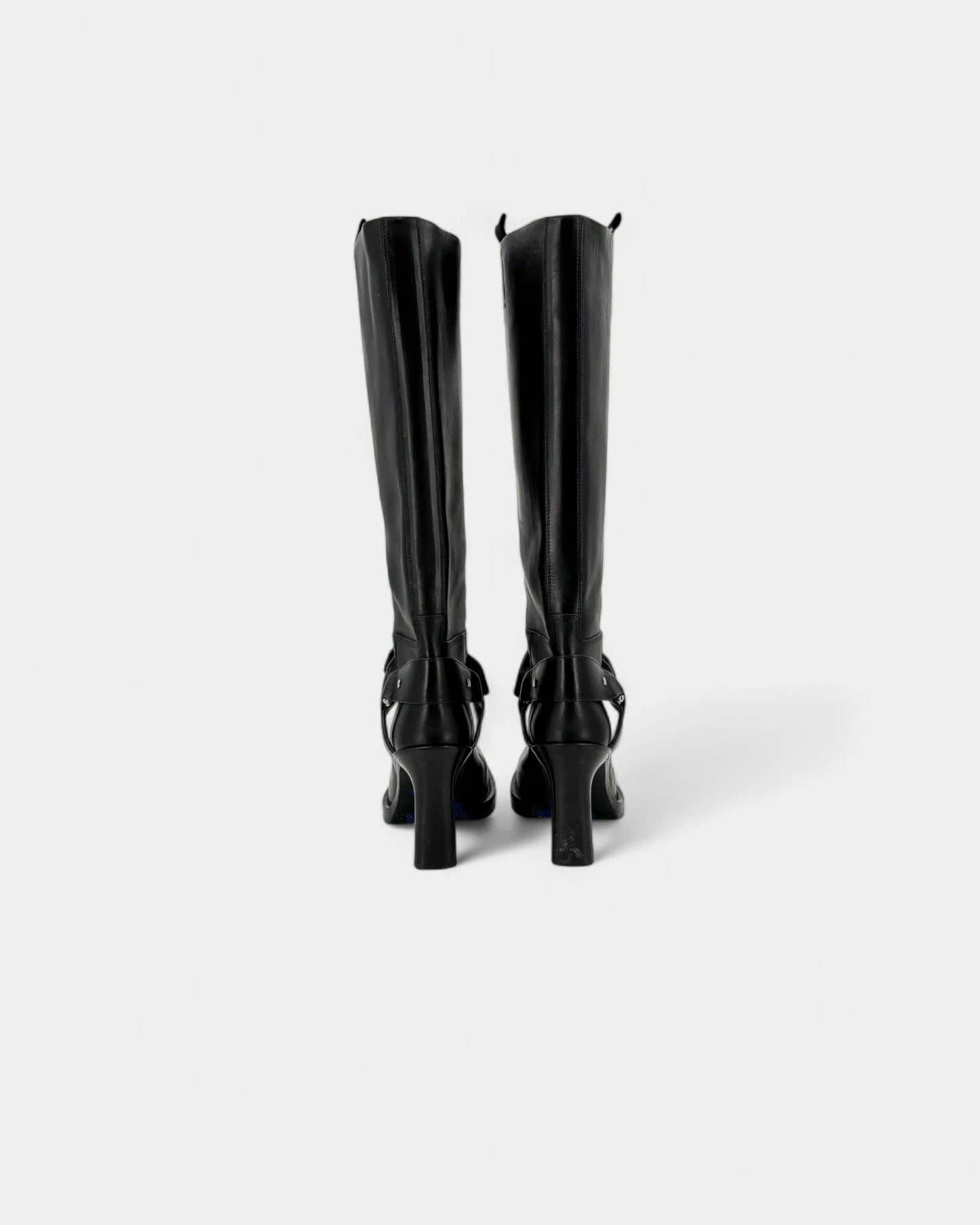 Bottes noires boucles - 39.5 EU / 8.5 US