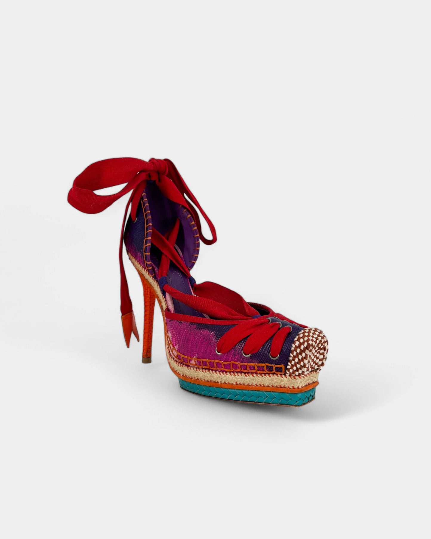 Multicolored platform pumps - 40 EU / 9 US