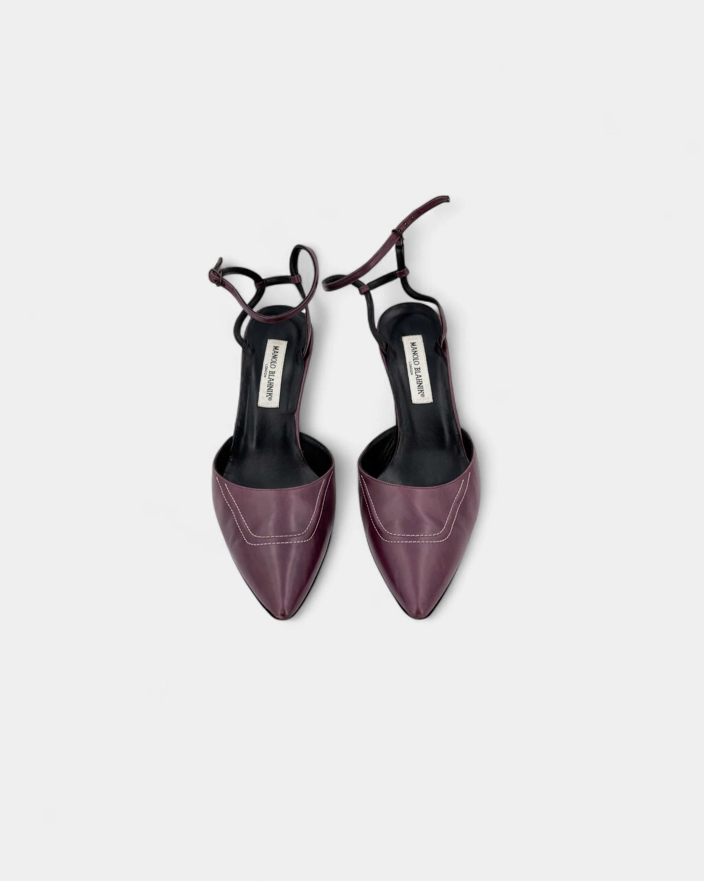 Slingbacks bordeaux - 41 EU / 10 US