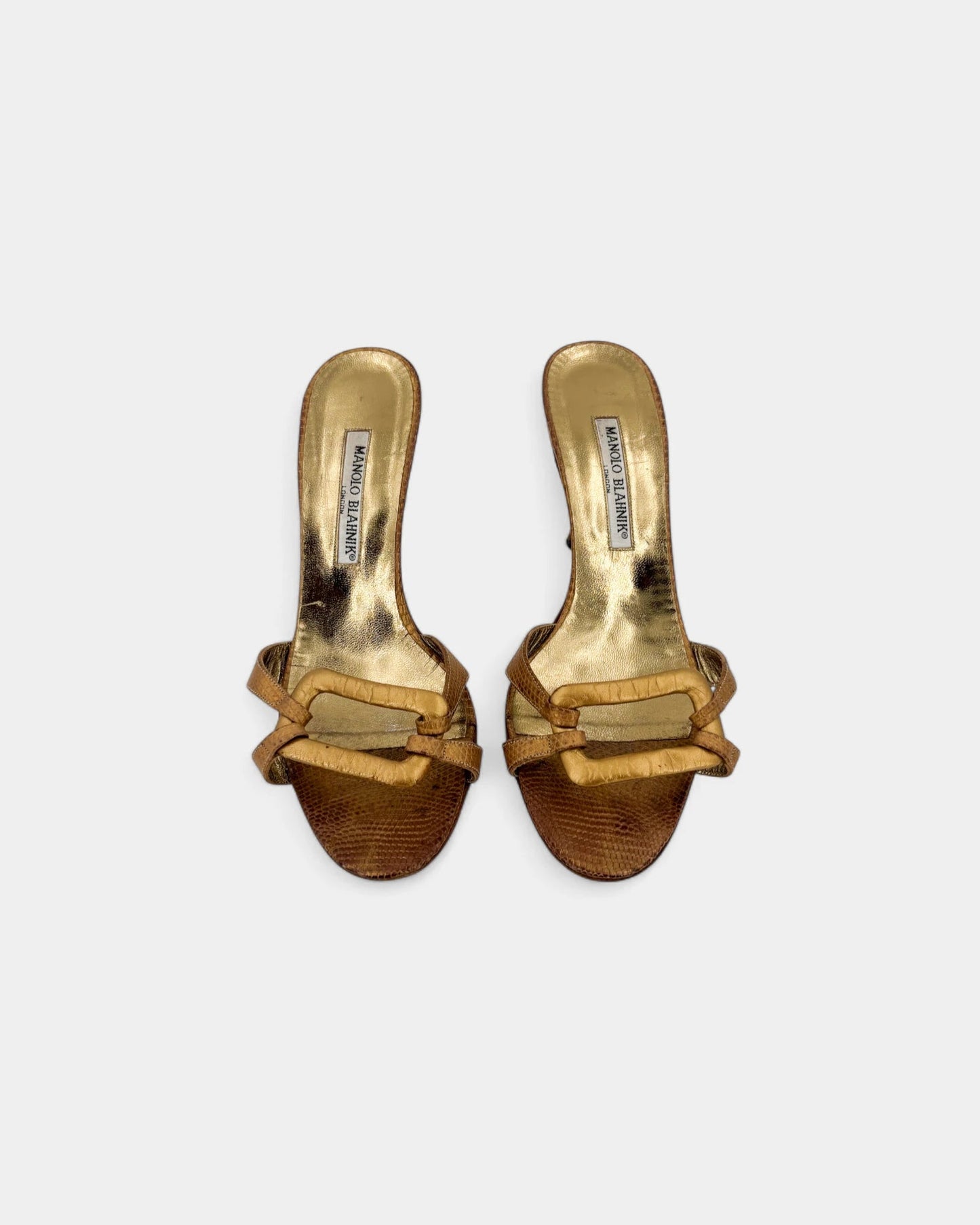 Sandales mordorés - 39.5 EU / 8.5 US