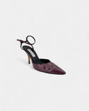 burgundy slingbacks