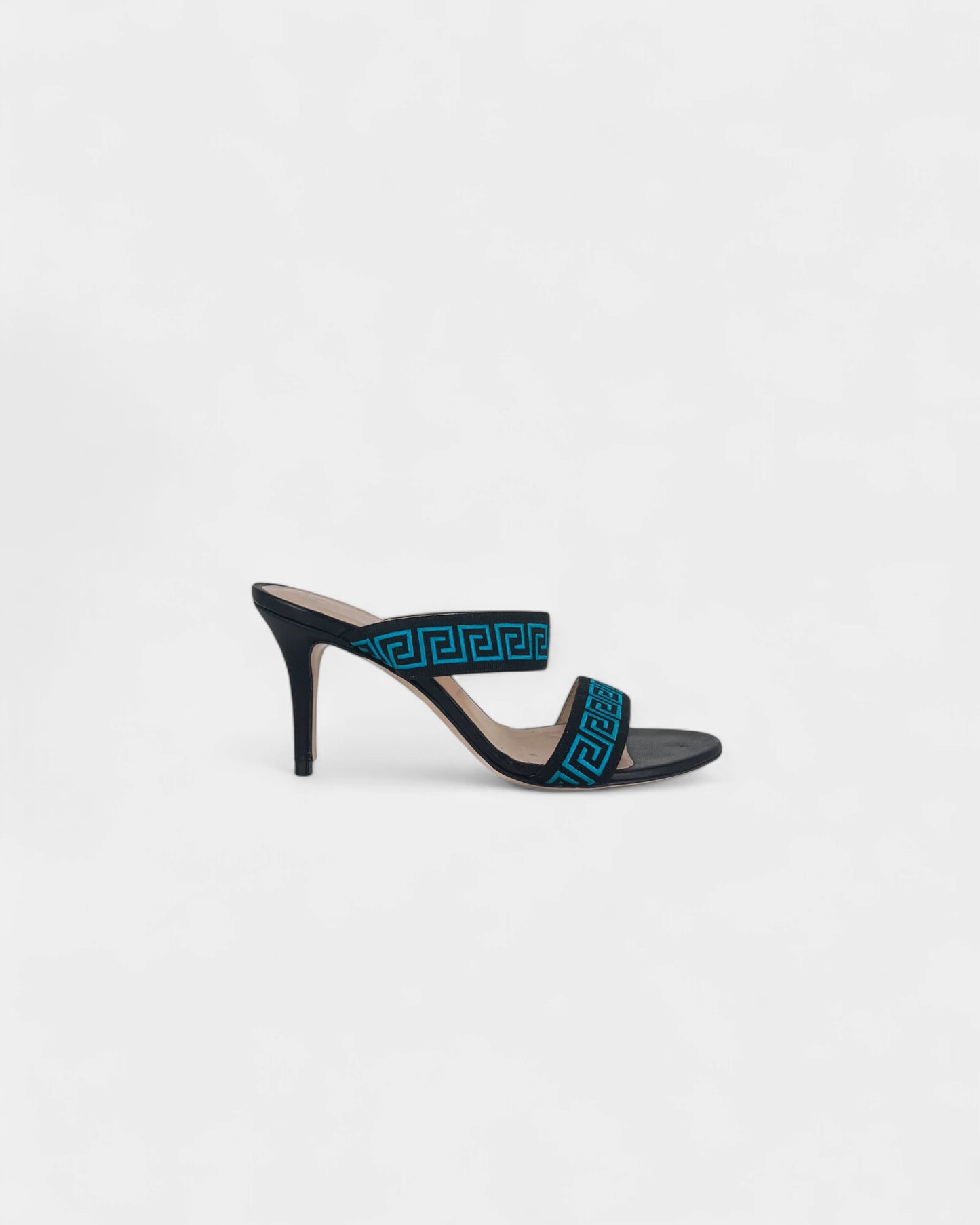 Mules noires et bleues - 36 EU / 6 US