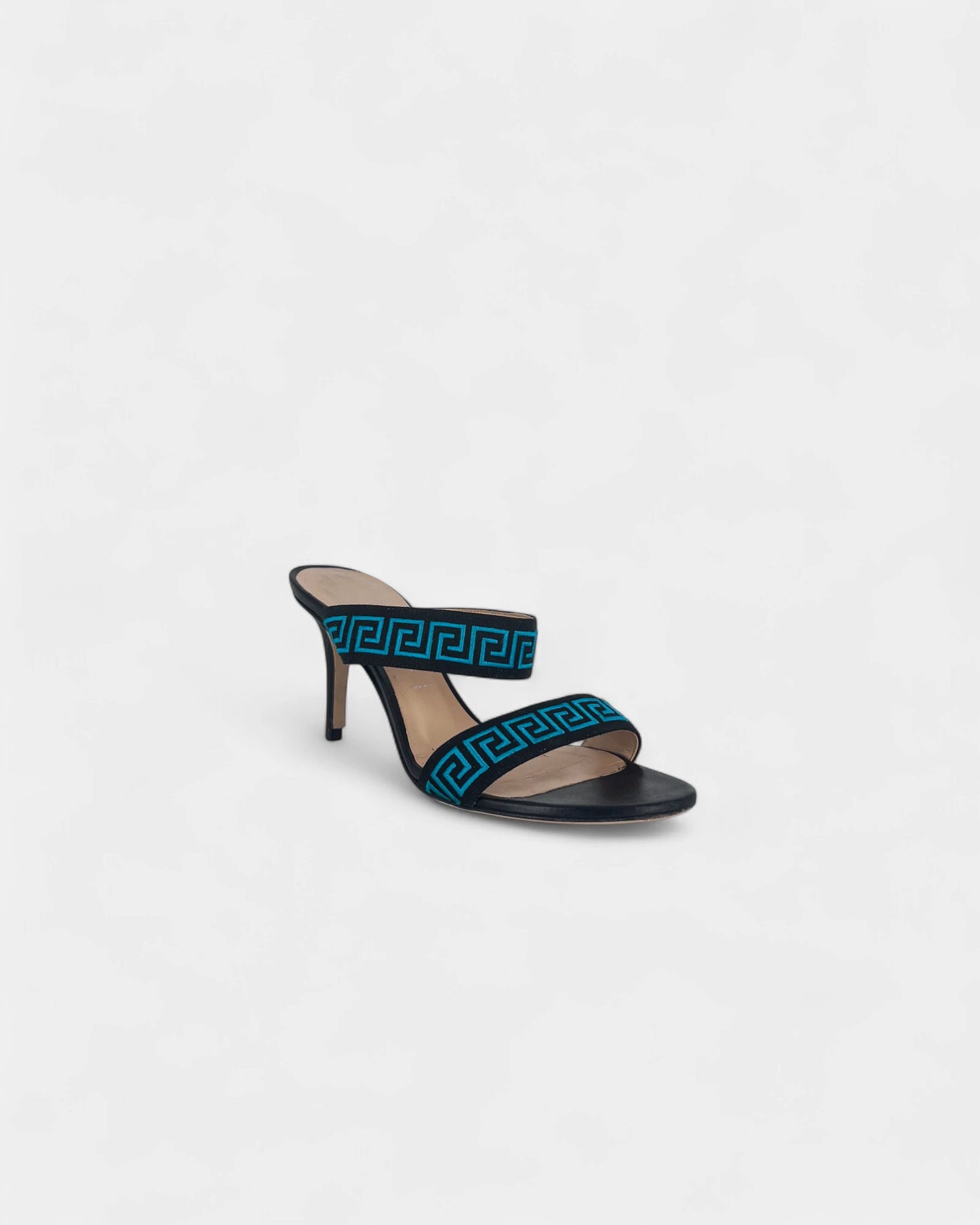 Mules noires et bleues - 36 EU / 6 US