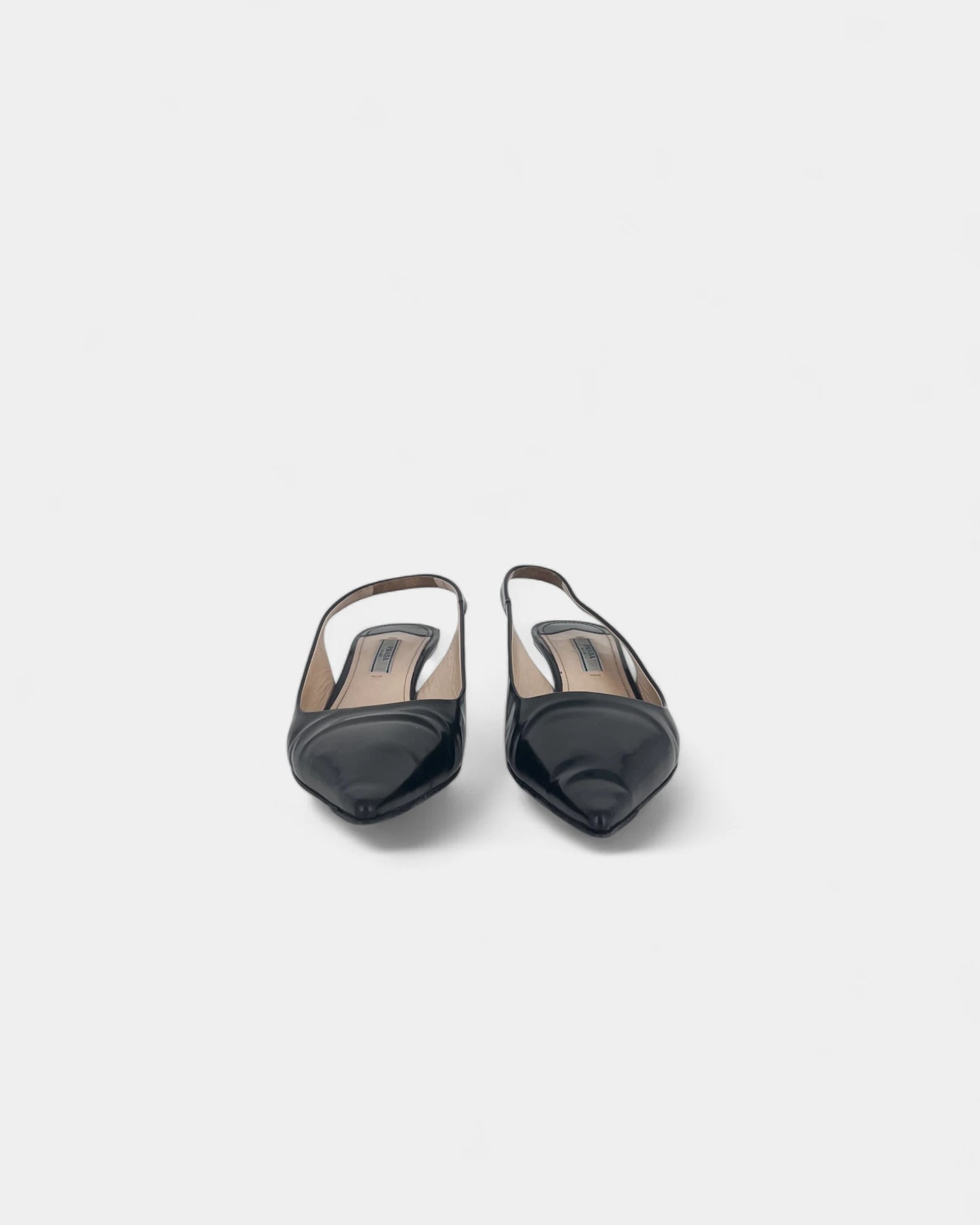 Slingbacks noires - 38 EU / 8 US