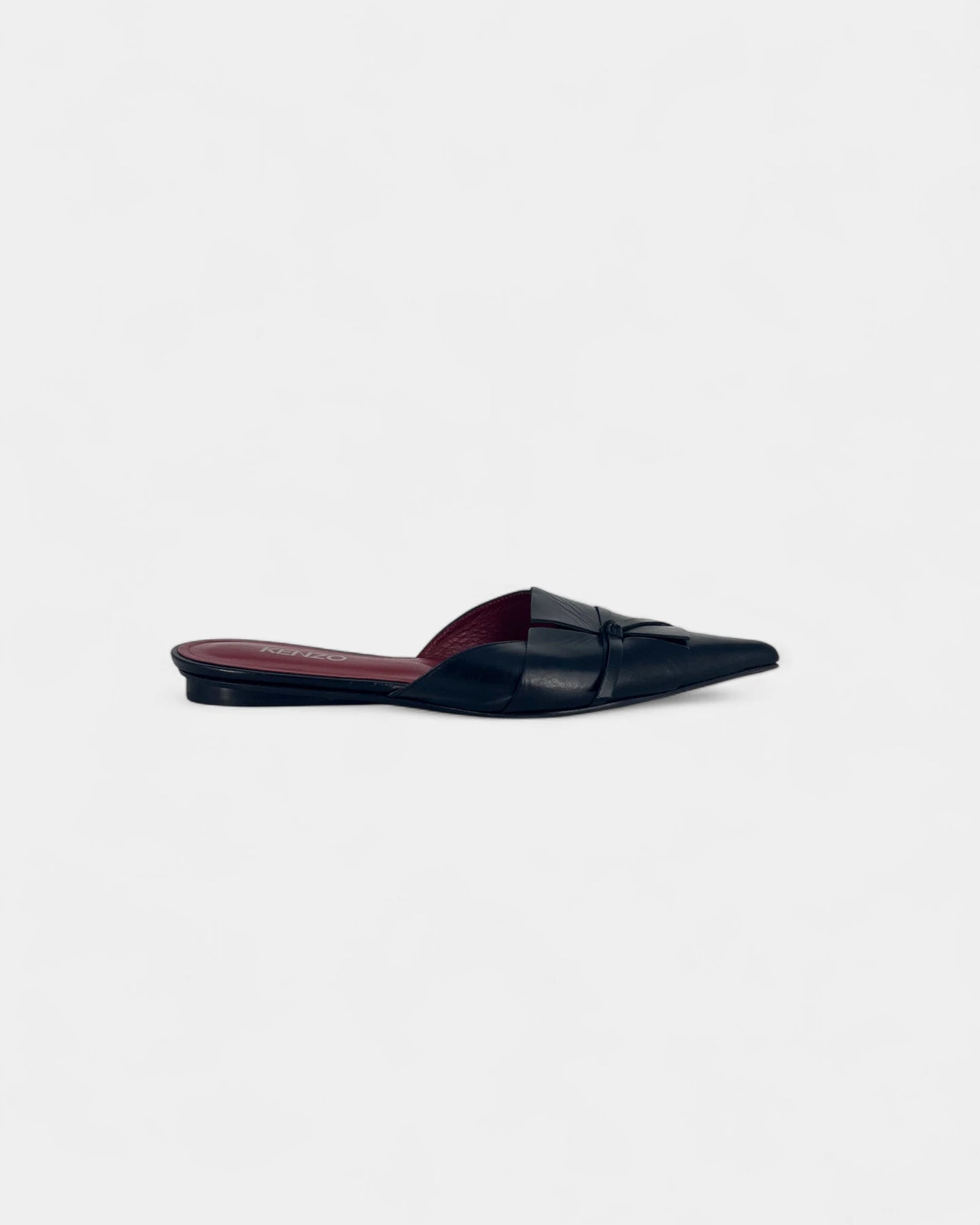 Mules noires plates - 39 EU / 9 US