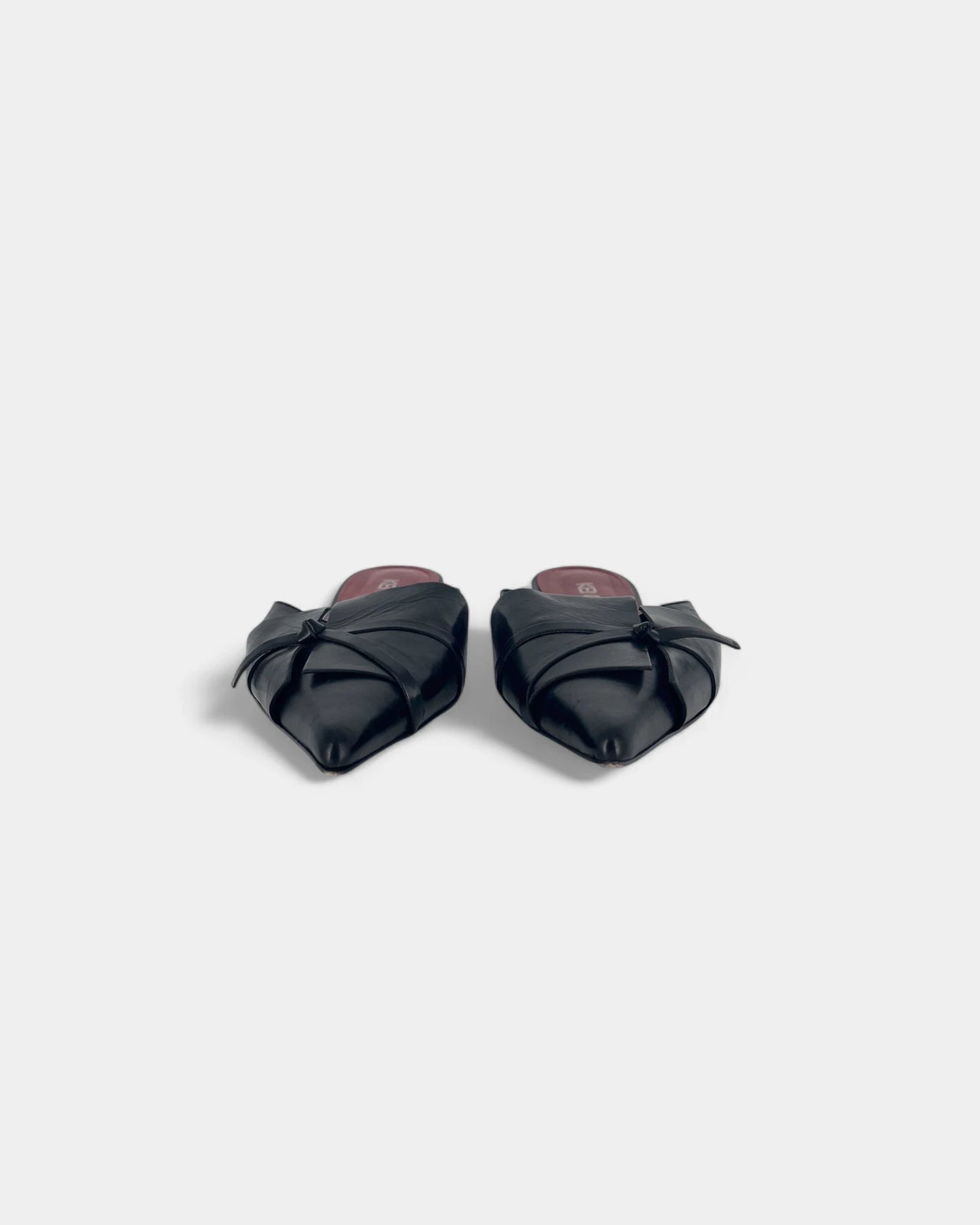 Mules noires plates - 39 EU / 9 US