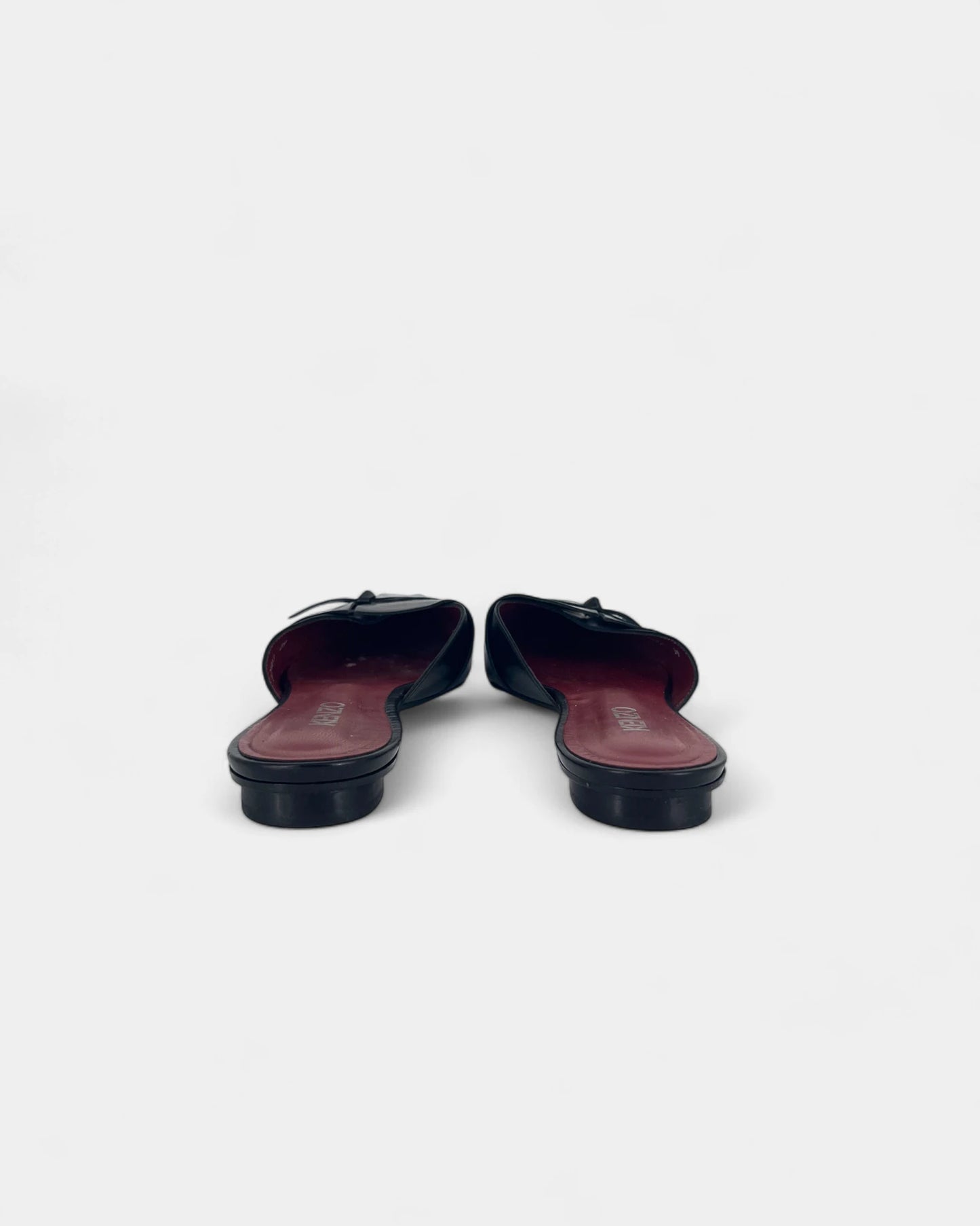 Mules noires plates - 39 EU / 9 US