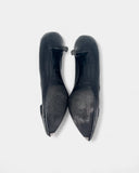 Escarpins en cuir à petit talon
