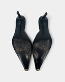 Mules noires à talons - 41 EU / 10 US