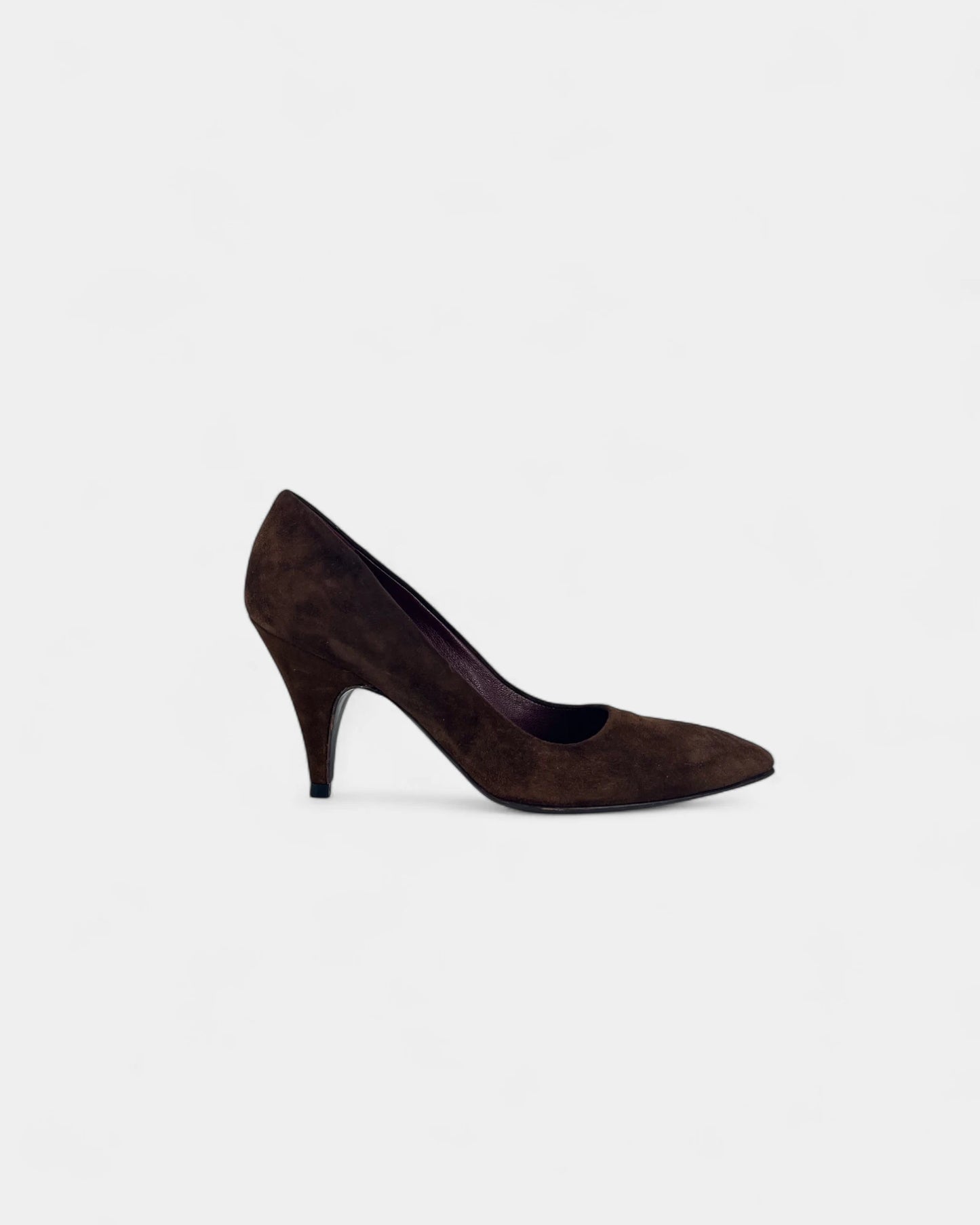 Escarpins marrons en daim - 37.5 EU / 7.5 US