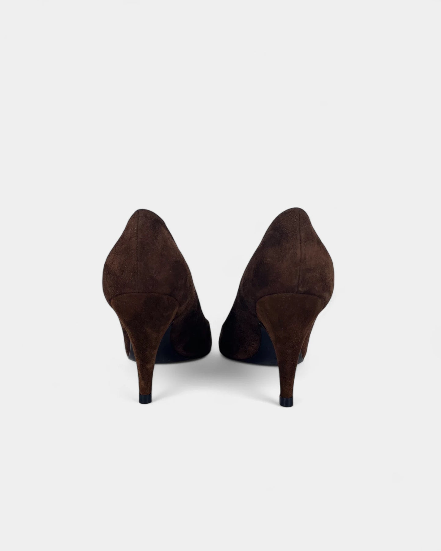 Escarpins marrons en daim - 37.5 EU / 7.5 US