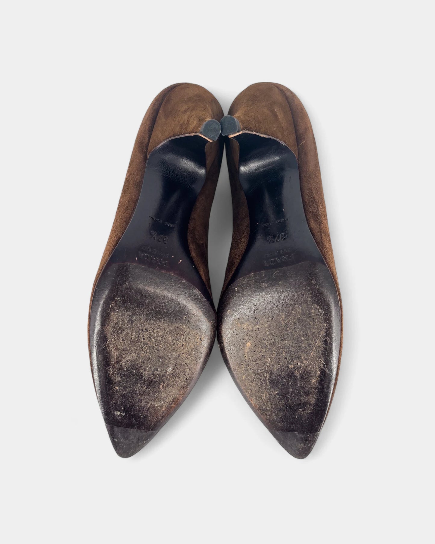 Escarpins marrons en daim - 37.5 EU / 7.5 US