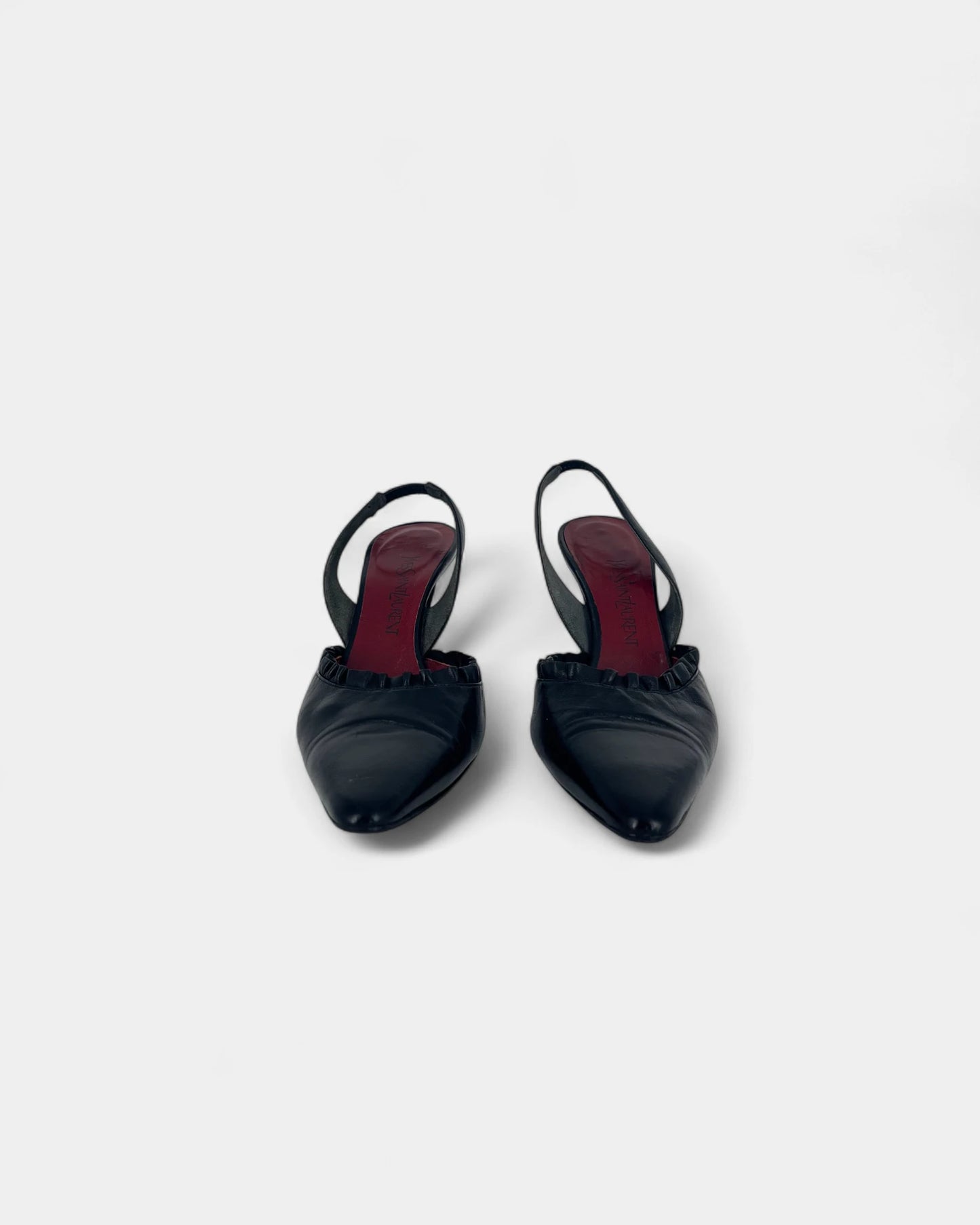 Slingbacks noires - 38 EU / 8 US