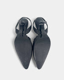 Slingbacks noires