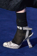 Escarpins en cuir à motif animal