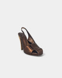 Slingbacks bronzes