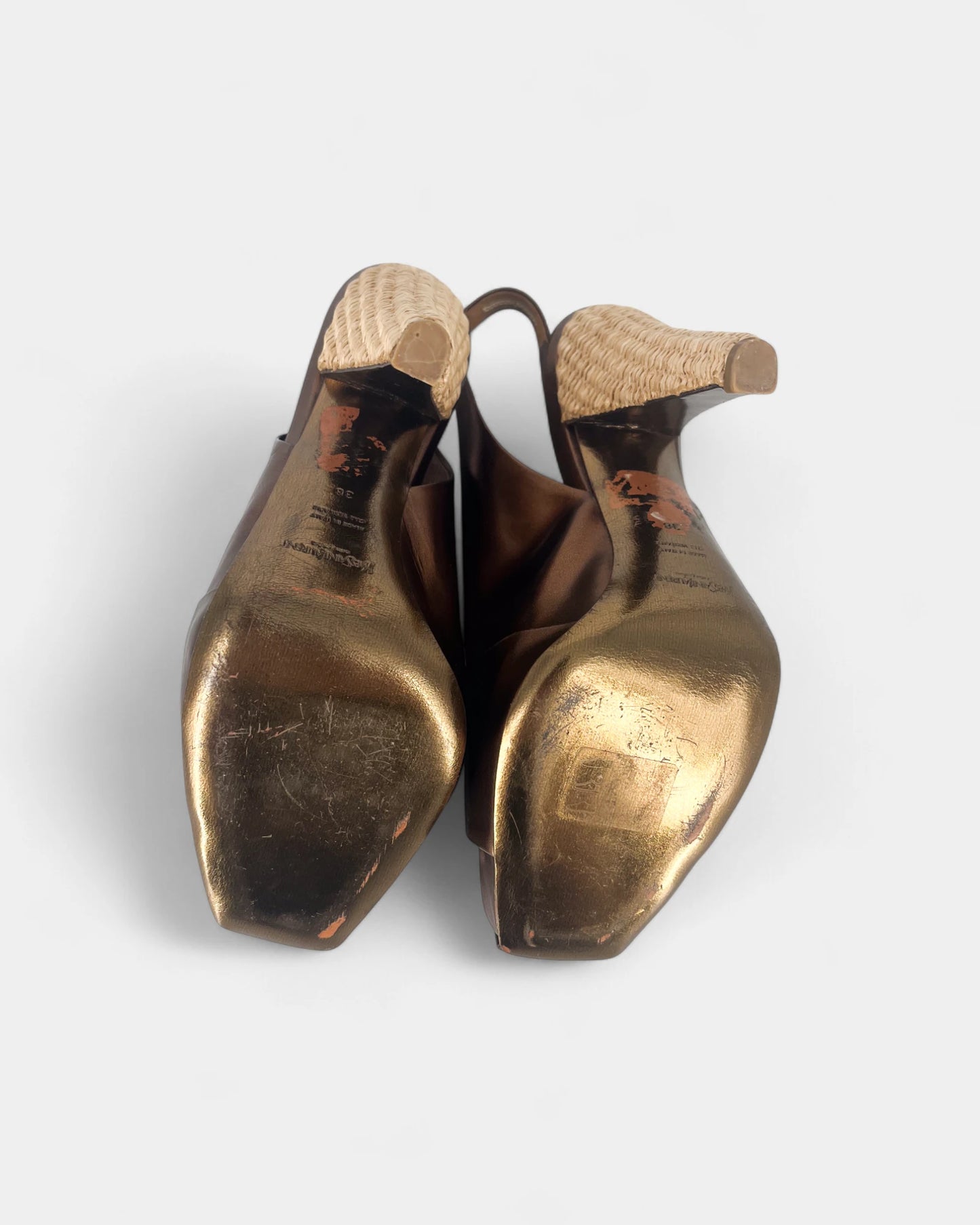 Slingbacks bronzes - 38 EU / 8 US