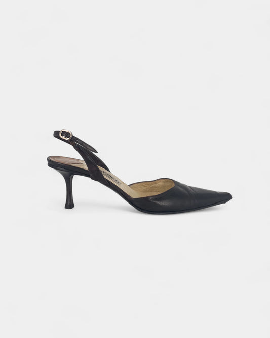 Slingbacks marrons - 40 EU / 10 US