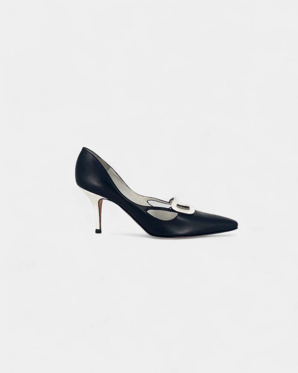 Escarpins noirs et blancs - 39.5 EU / 9.5 US