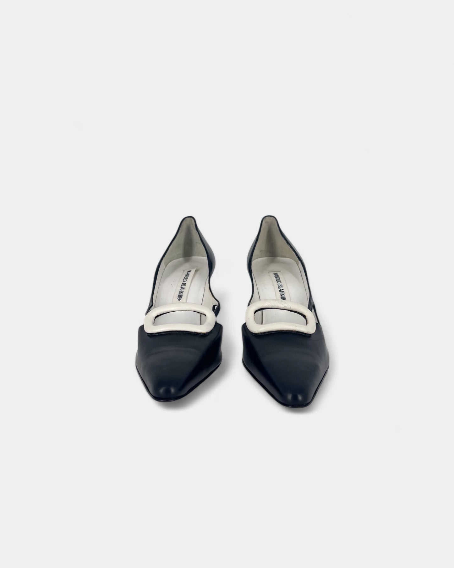 Escarpins noirs et blancs - 39.5 EU / 9.5 US