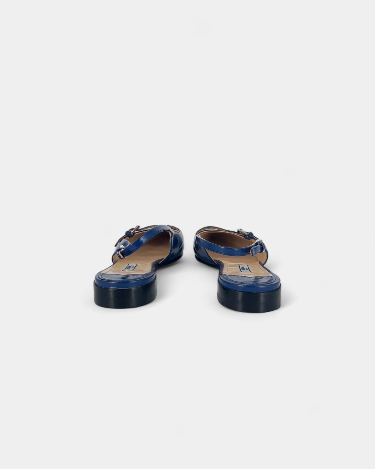 Slingbacks plates bleues - 38 EU / 8 US