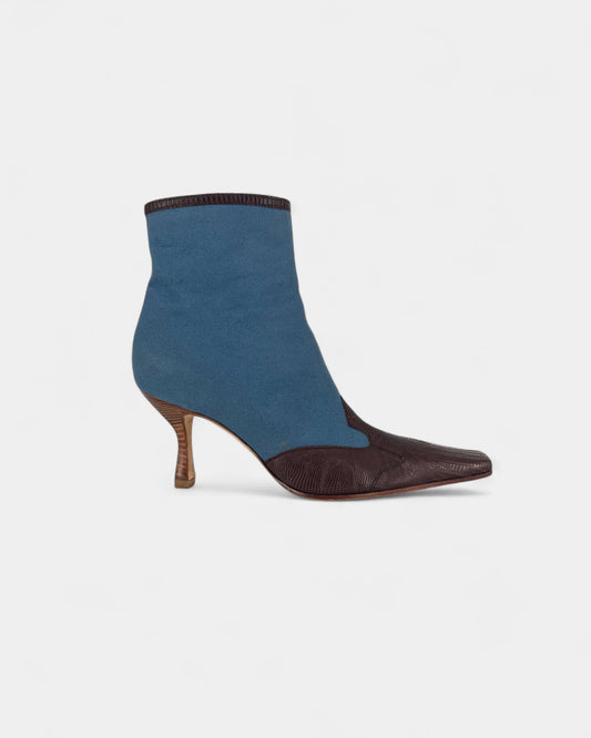 Bottines bleues - 38.5 EU / 8.5 US