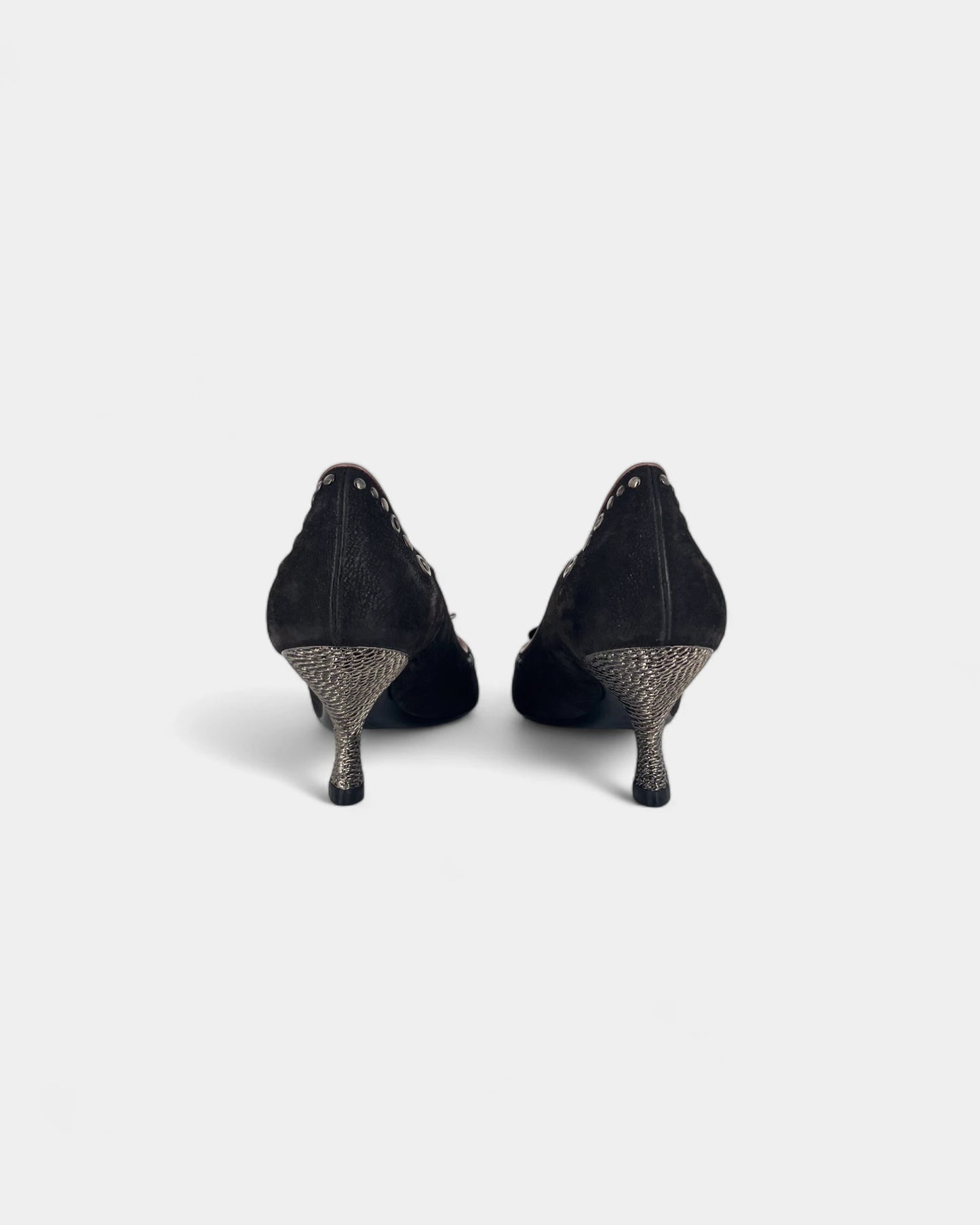 Escarpins marrons à noeuds - 38.5 EU / 8.5 US