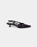Slingbacks violettes