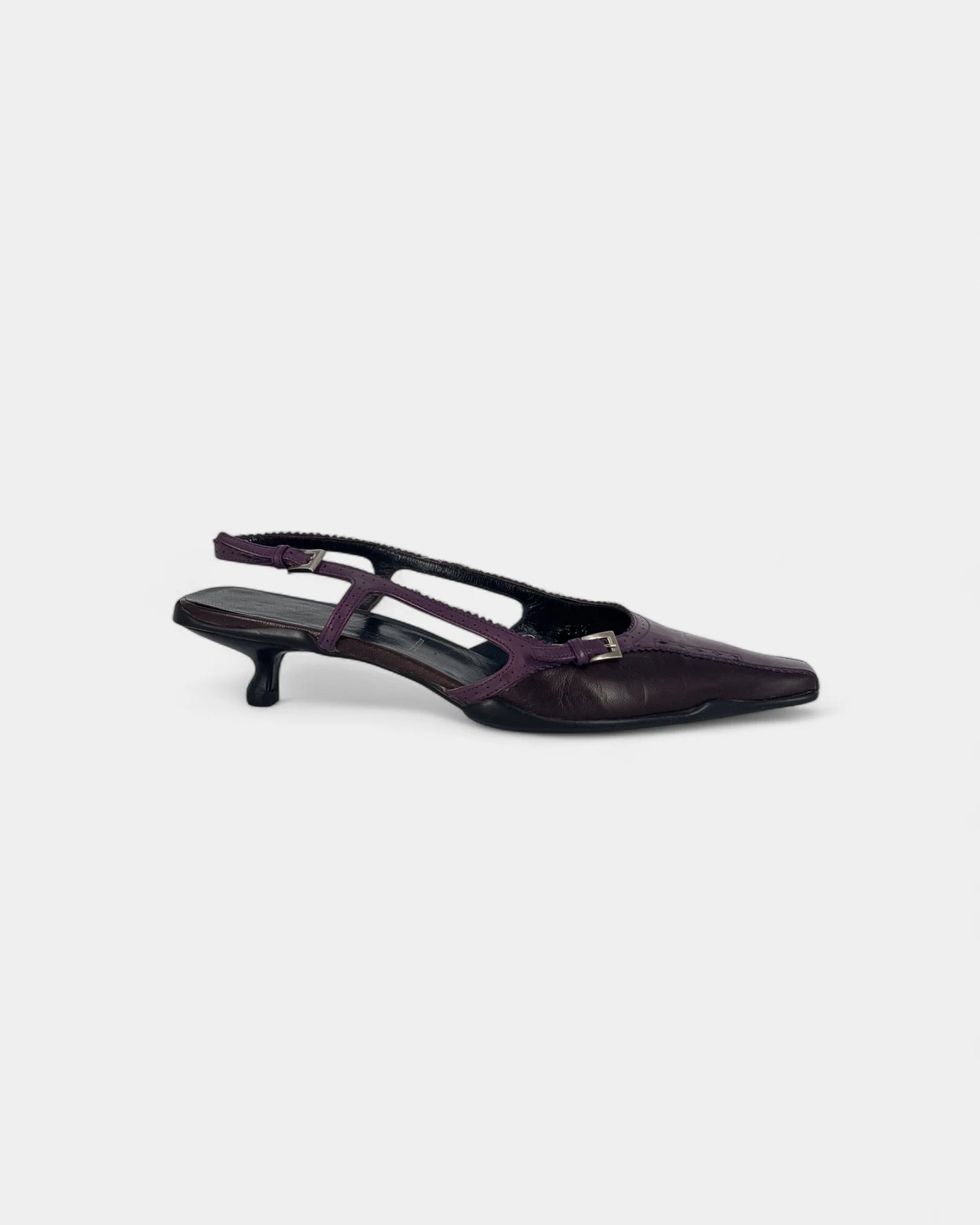 Purple Slingbacks - 37.5 EU / 6.5 US
