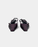 Slingbacks violettes