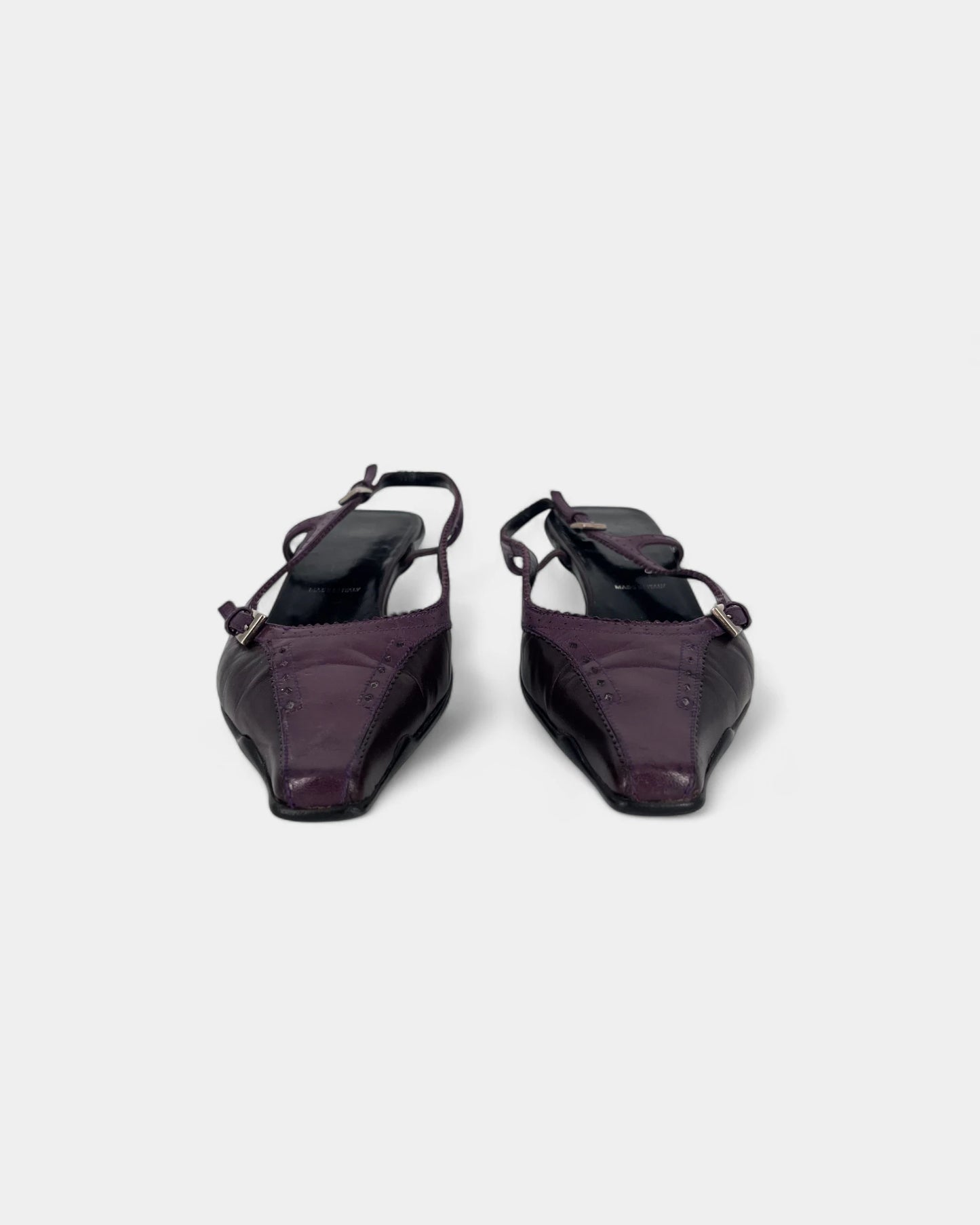 Purple Slingbacks - 37.5 EU / 6.5 US