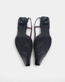 Slingbacks violettes
