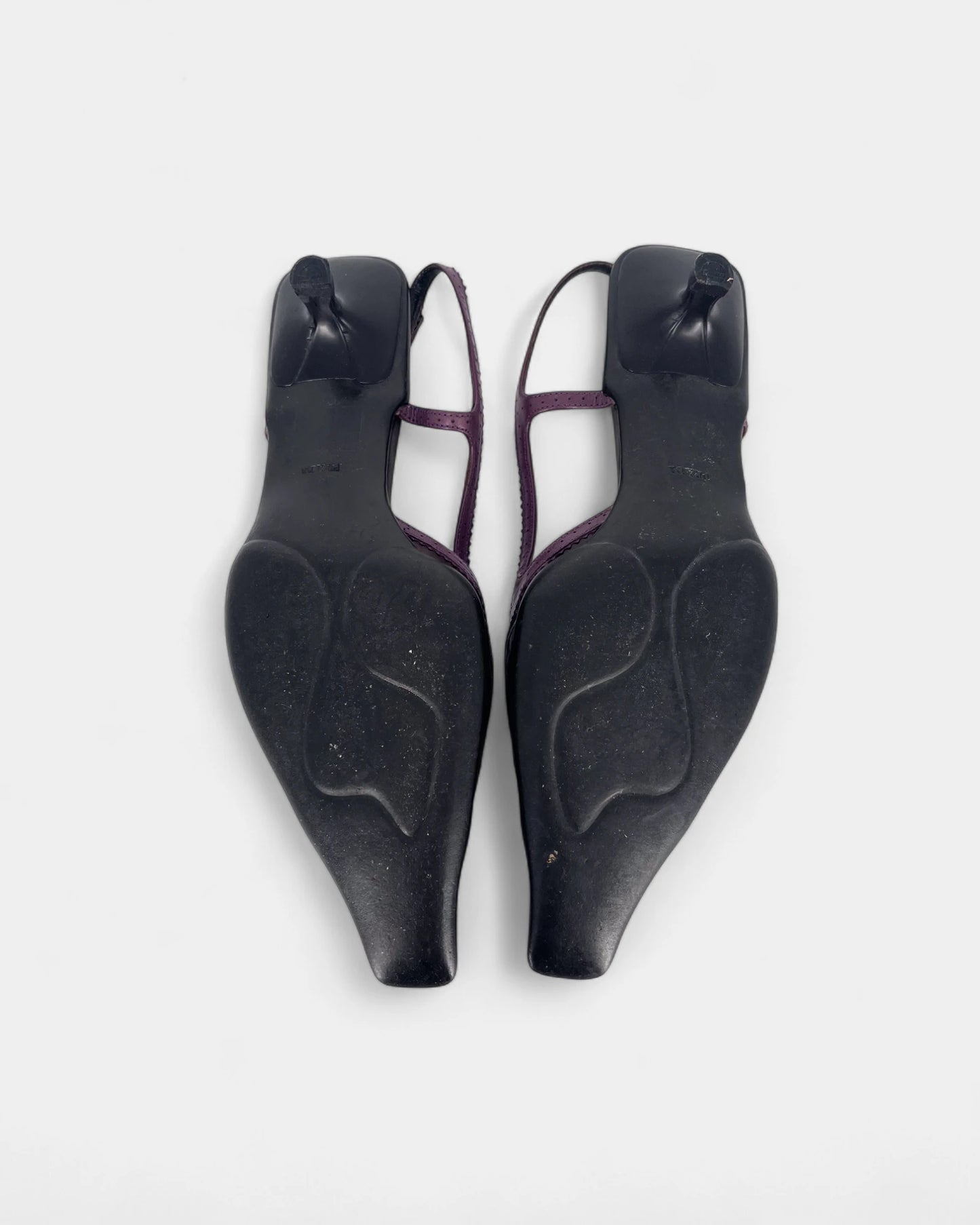 Purple Slingbacks - 37.5 EU / 6.5 US