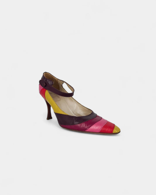 Escarpins multicolores - 39 EU / 9 US