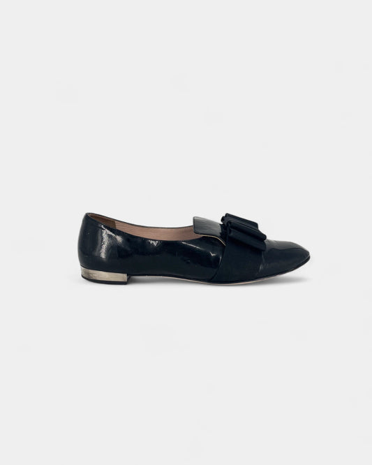 Mocassins noirs à noeuds - 38 EU / 8 US