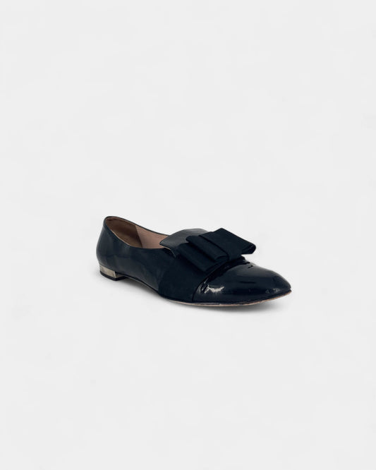 Mocassins noirs à noeuds - 38 EU / 8 US