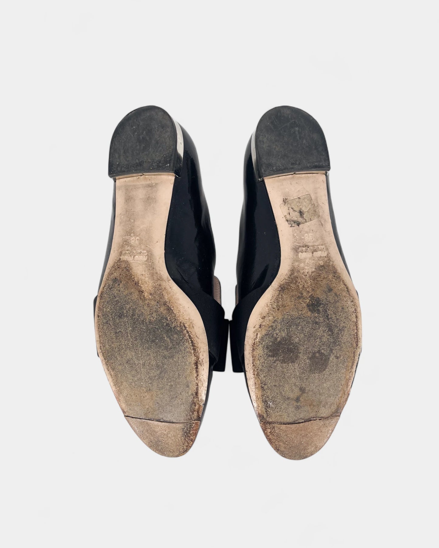 Mocassins noirs à noeuds - 38 EU / 8 US