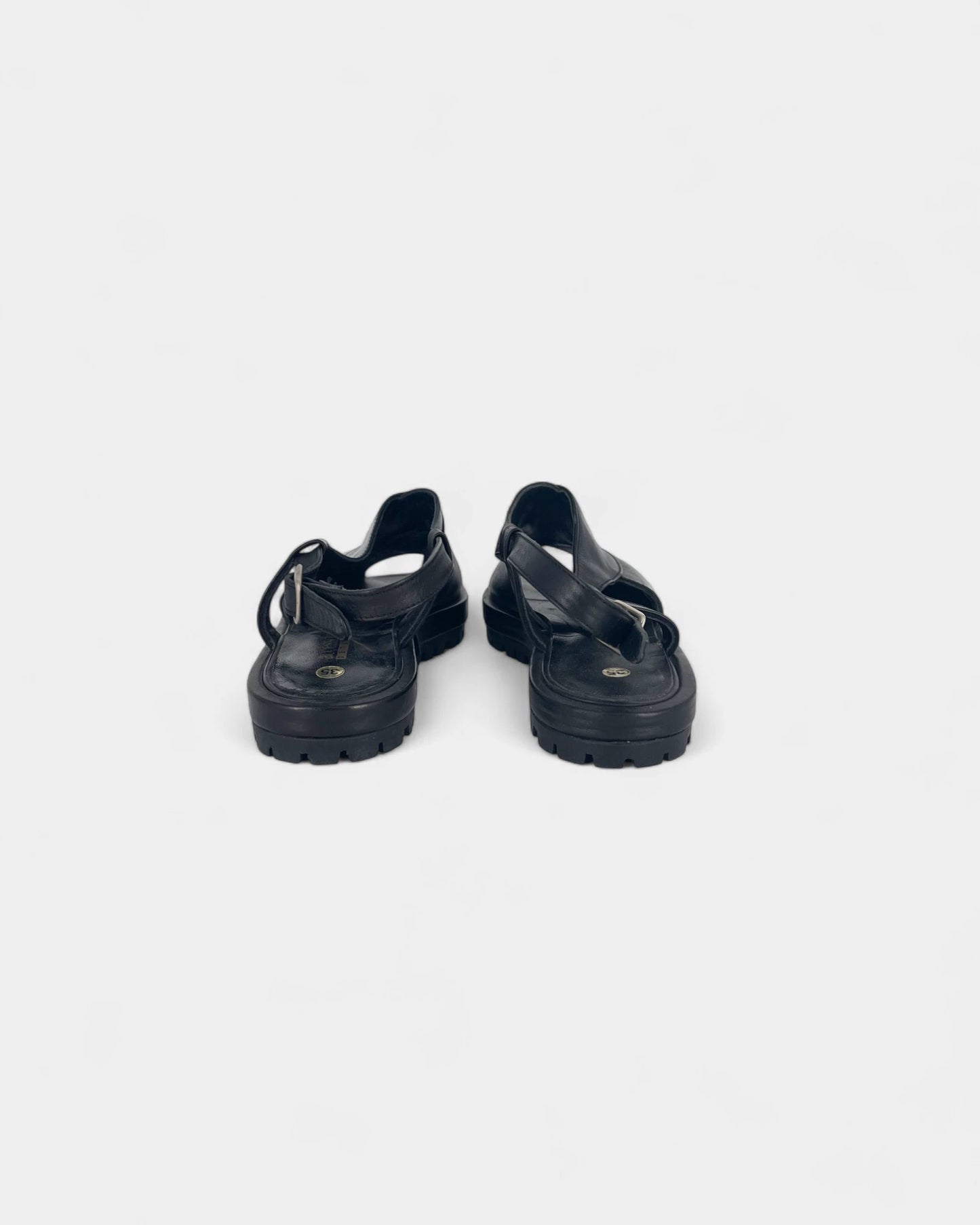 Sandales noires - 35 EU / 5 US
