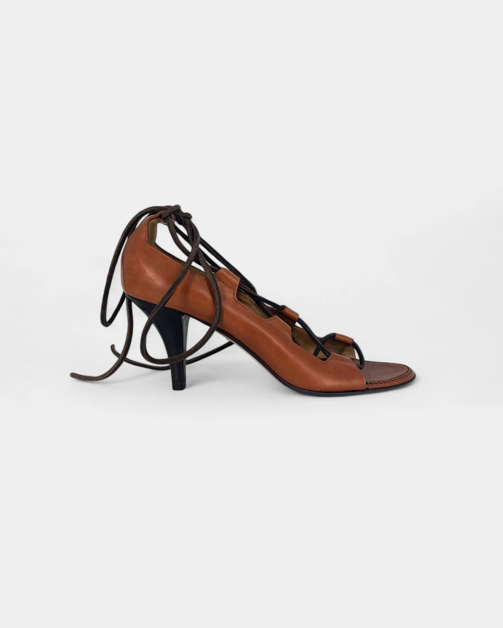 Sandales marrons à lacets - 39 EU / 8 US