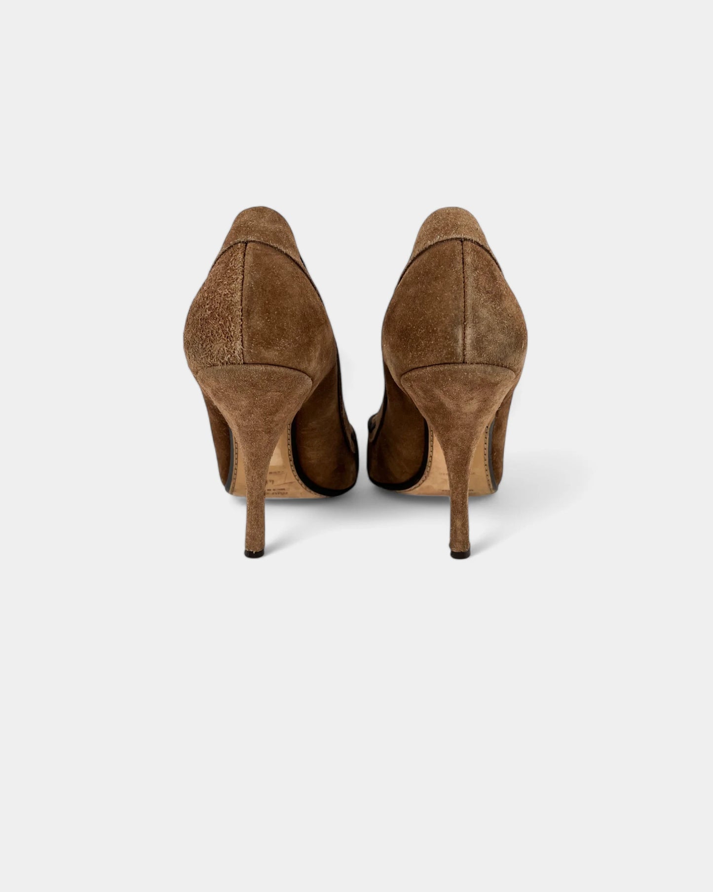 Mocassins à talons marrons - 40 EU / 10 US