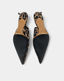 Leopard Print Slingbacks - 40 EU / 9 US