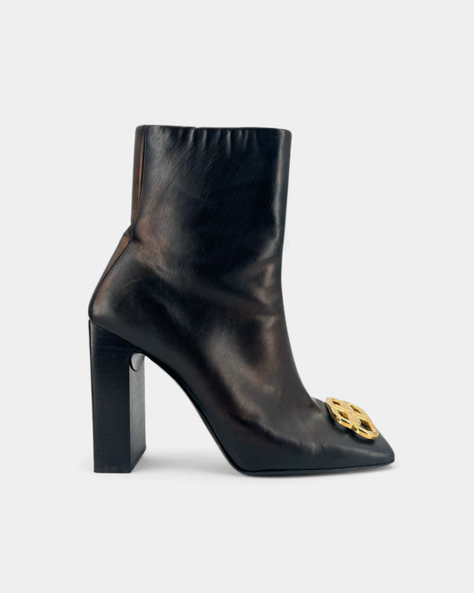 Black ankle boots