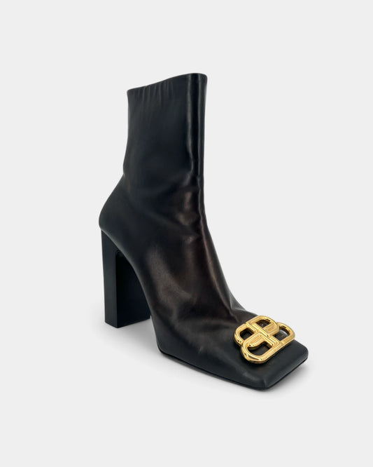 Black ankle boots