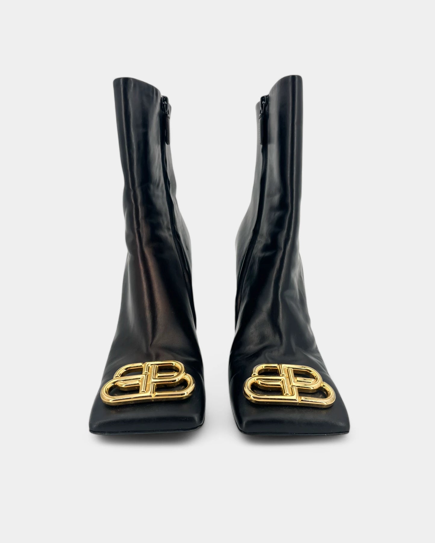 Black ankle boots