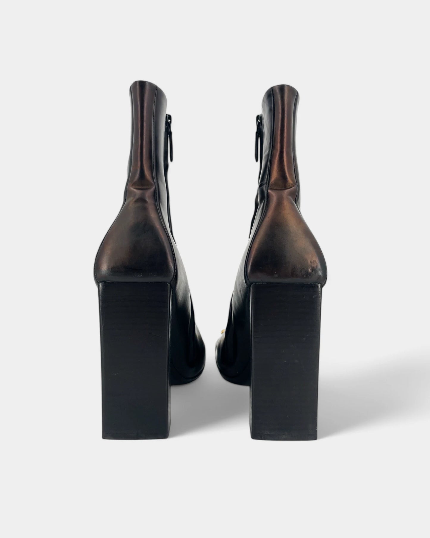 Black ankle boots