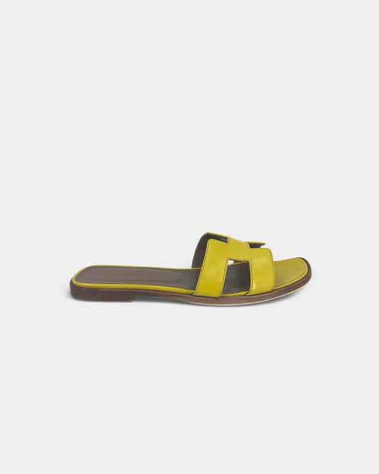 Yellow sandals